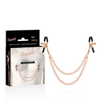 COQUETTE CHIC DESIRE - FANTASY METAL NIPPLE CLIPS WITH CHAIN - Amore24