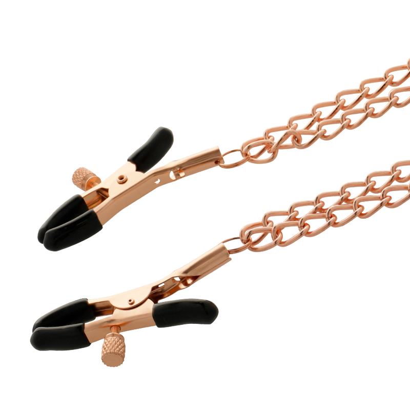COQUETTE CHIC DESIRE - FANTASY METAL NIPPLE CLIPS WITH CHAIN - Amore24