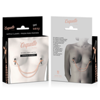 COQUETTE CHIC DESIRE - FANTASY METAL NIPPLE CLIPS WITH CHAIN - Amore24