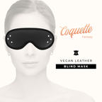 COQUETTE CHIC DESIRE - FANTASY VEGAN LEATHER BLIND MASK WITH NEOPRENE LINING - Amore24