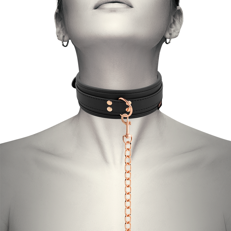 COQUETTE CHIC DESIRE - FANTASY VEGAN LEATHER COLLAR WITH NEOPRENE LINING - Amore24