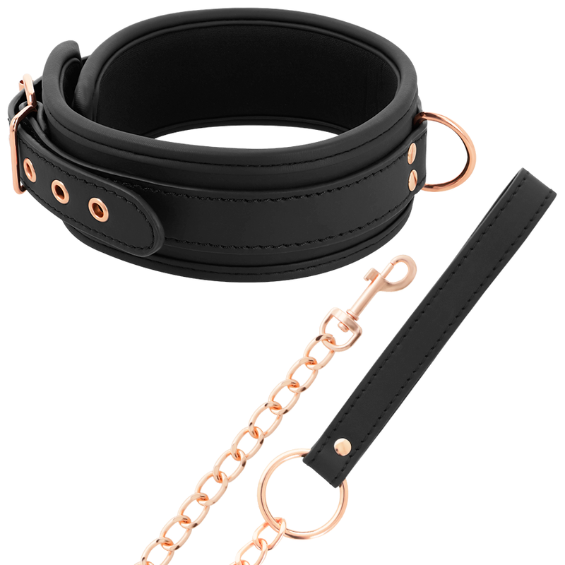 COQUETTE CHIC DESIRE - FANTASY VEGAN LEATHER COLLAR WITH NEOPRENE LINING - Amore24
