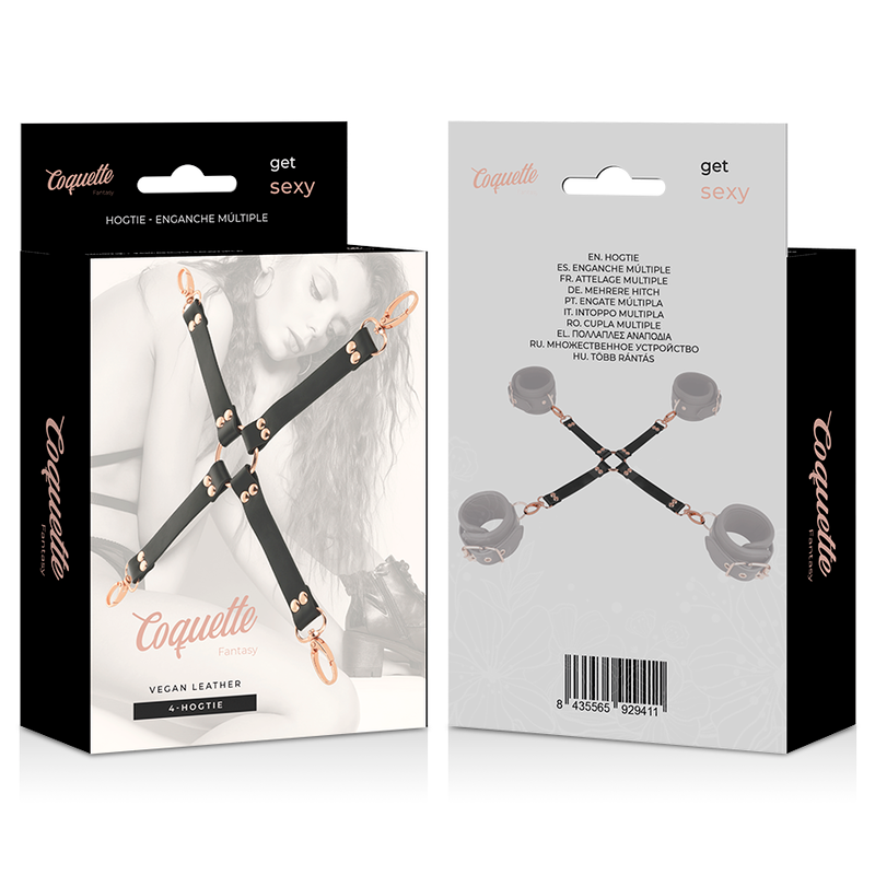 COQUETTE CHIC DESIRE - FANTASY VEGAN LEATHER HOG TIE - Amore24