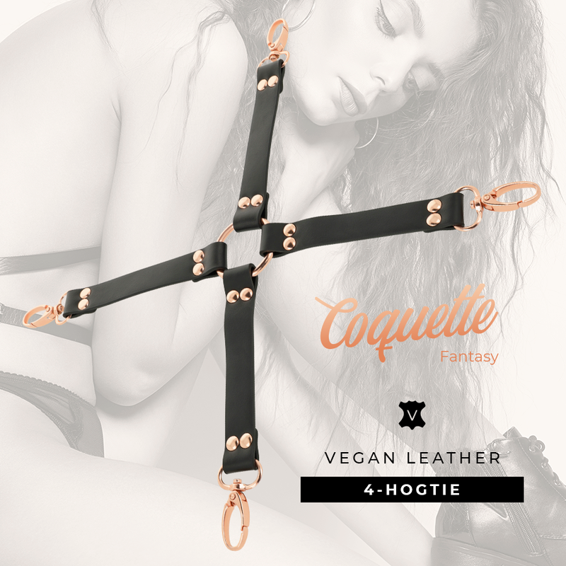 COQUETTE CHIC DESIRE - FANTASY VEGAN LEATHER HOG TIE - Amore24