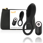 COQUETTE CHIC DESIRE - COCK RING REMOTE CONTROL RECHARGEABLE BLACK/ GOLD - Amore24