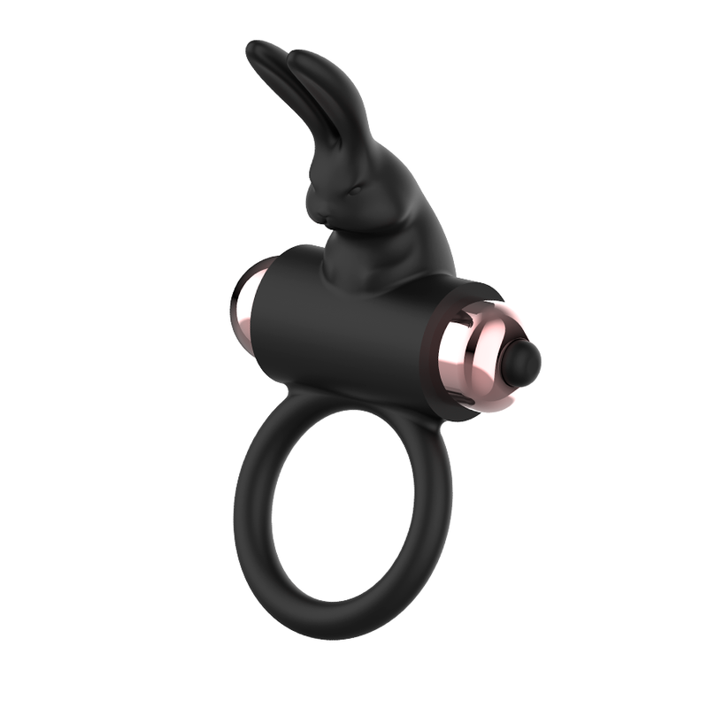 COQUETTE CHIC DESIRE - COCK RING WITH VIBRATOR BLACK/ GOLD - Amore24