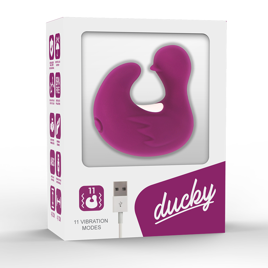 COVERME - DUCKYMANIA RECHARGEABLE SILICONE STIMULATING DUCK THIMBLE - Amore24