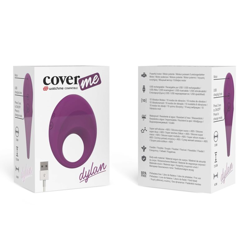 COVERME - DYLAN RECHARGEABLE RING COMPATIBLE WITH WATCHME WIRELESS TECHNOLOGY - Amore24