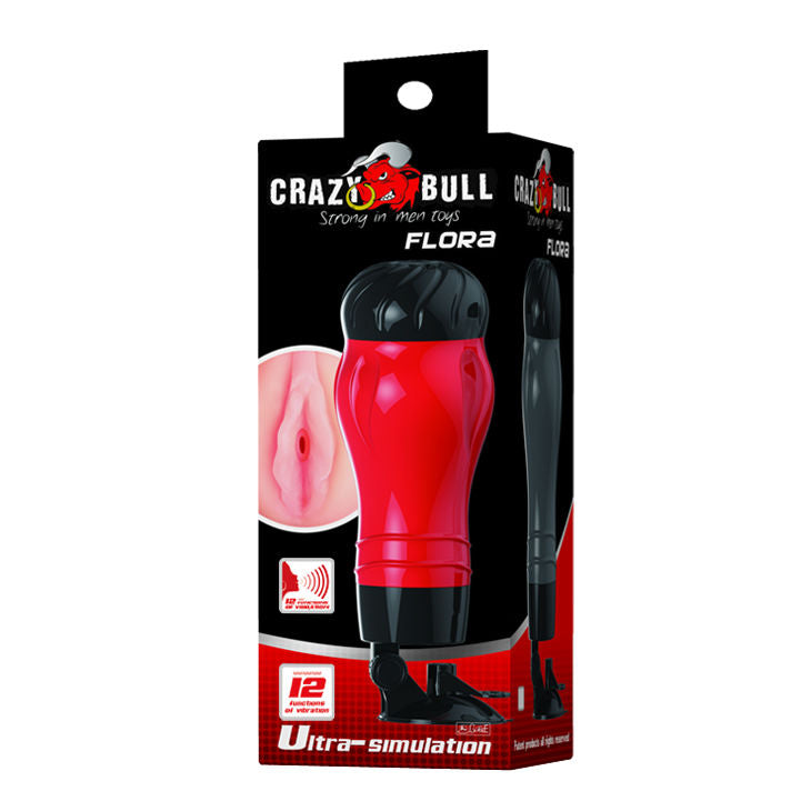 CRAZY BULL - FLORA VAGINA WITH VOICE MASTURBATOR BASE - Amore24