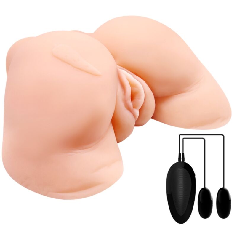 CRAZY BULL - VAGINA AND ANUS WITH REALISTIC MESH WITH VIBRATION - Amore24