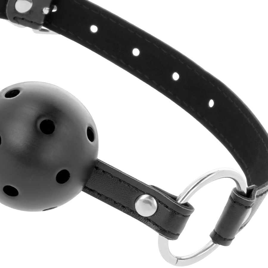 DARKNESS - BLACK BREATHABLE GAG - Amore24