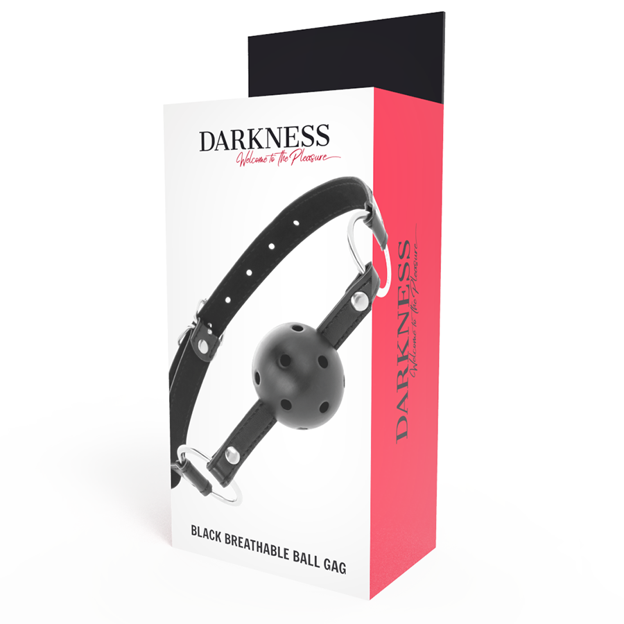 DARKNESS - BLACK BREATHABLE GAG - Amore24