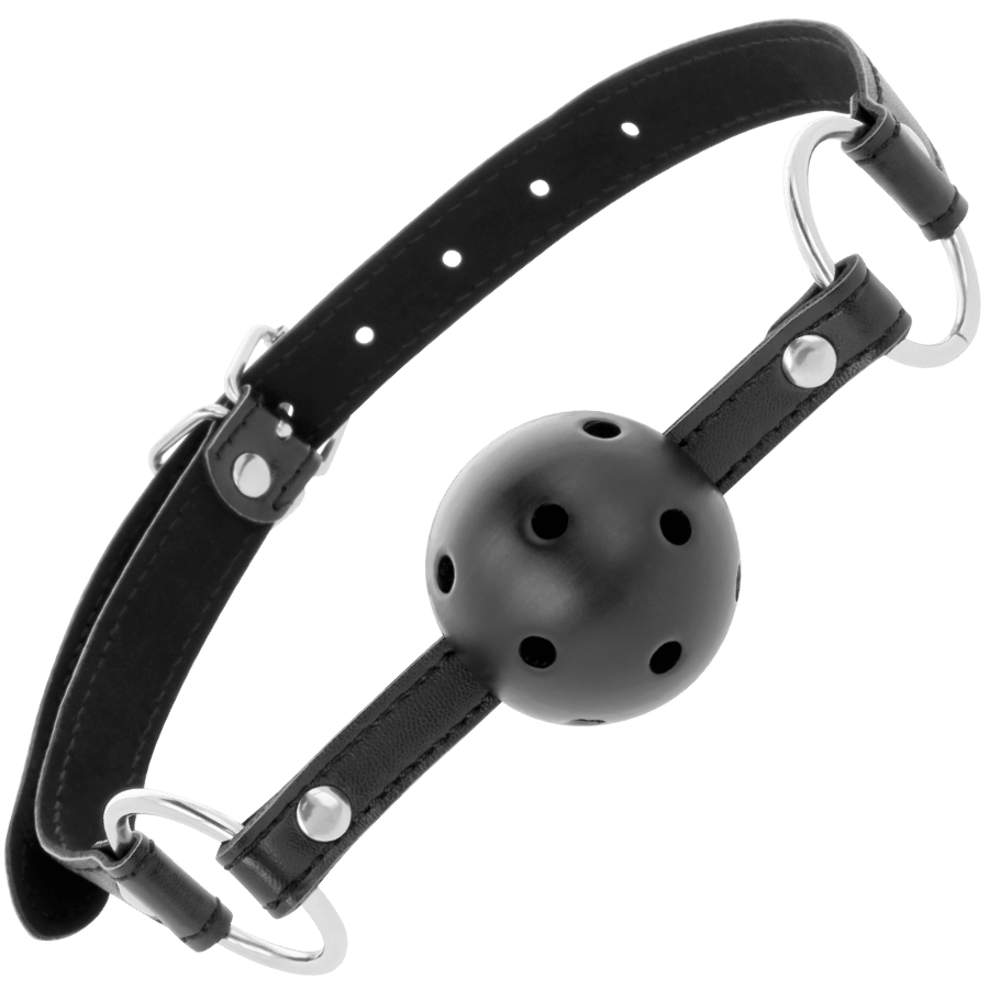 DARKNESS - BLACK BREATHABLE GAG - Amore24