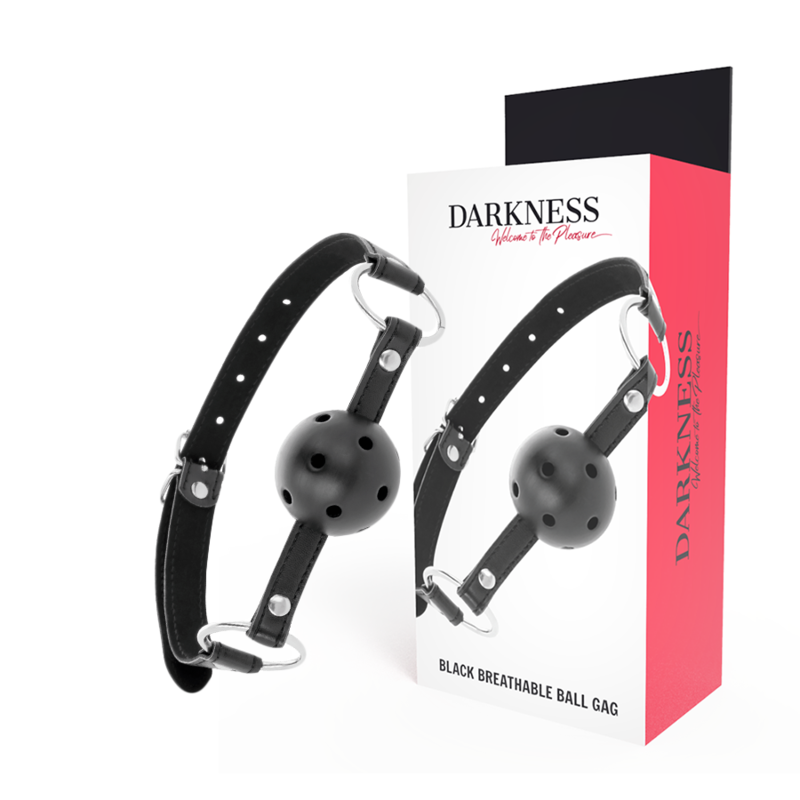 DARKNESS - BLACK BREATHABLE GAG - Amore24