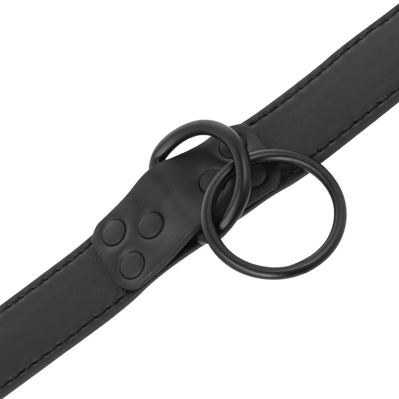 DARKNESS - BLACK NECKLACE WITH CHAIN - Amore24