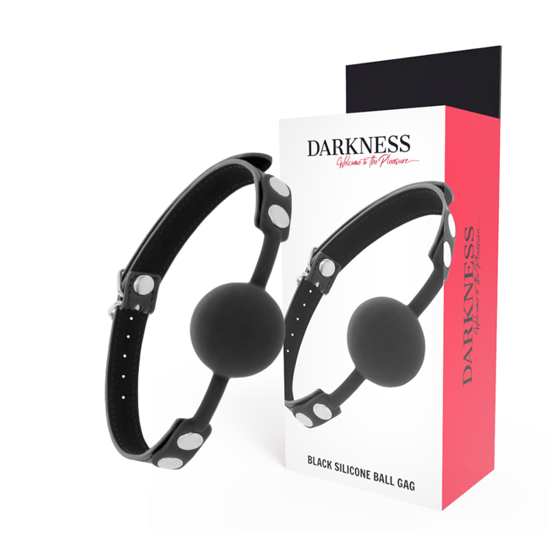 DARKNESS - BLACK SILICONE GAG - Amore24