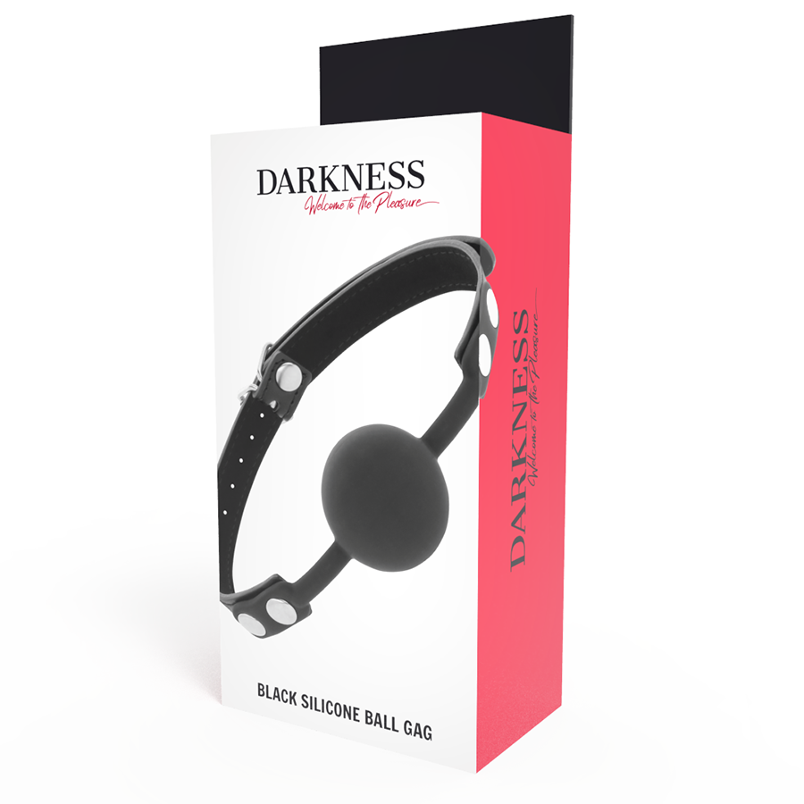 DARKNESS - BLACK SILICONE GAG - Amore24