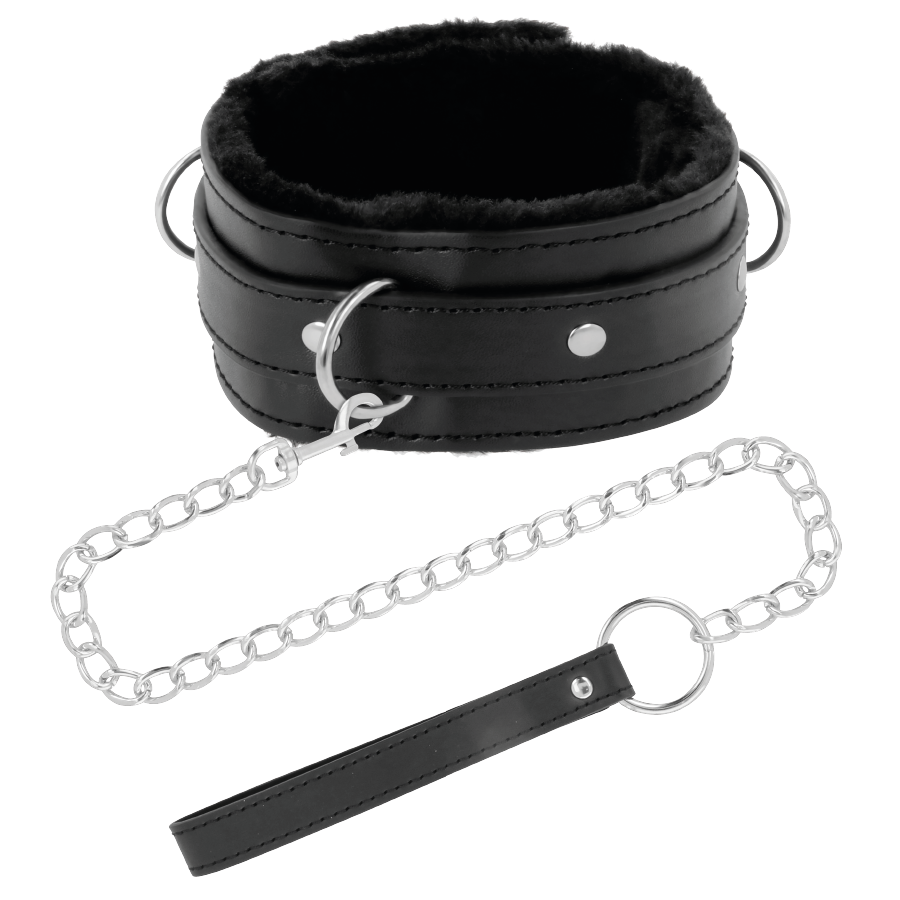 DARKNESS - COMFORTABLE POSTURE NECKLACE WITH LEATHER CHAIN - Amore24