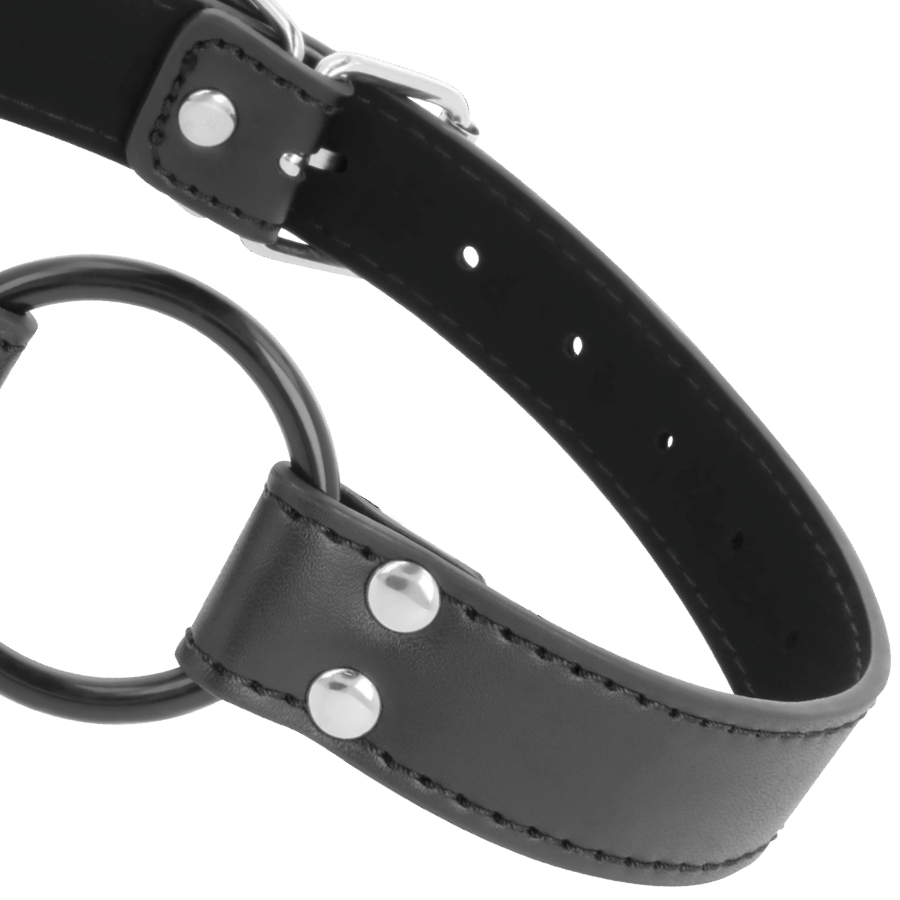 DARKNESS - GAG WITH RING DIAMETER 3.6 CM - Amore24