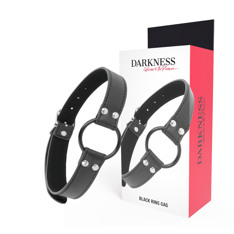 DARKNESS - GAG WITH RING DIAMETER 3.6 CM - Amore24