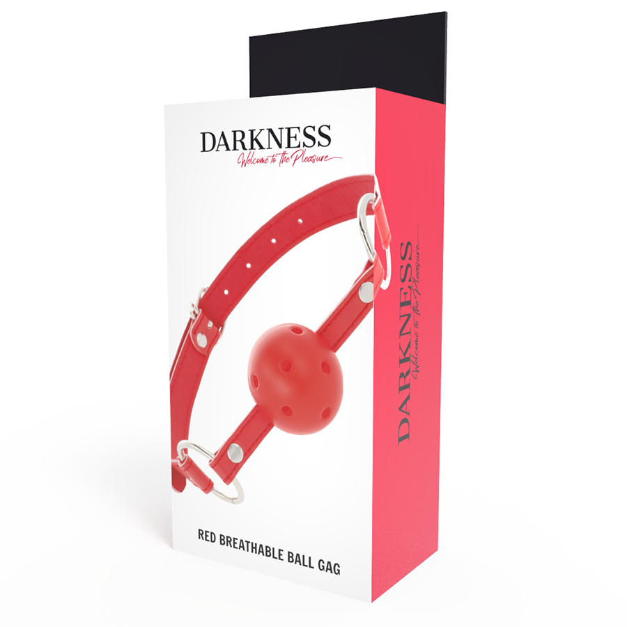 DARKNESS - RED BREATHABLE GAG - Amore24