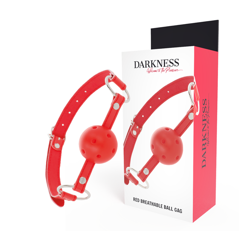 DARKNESS - RED BREATHABLE GAG - Amore24