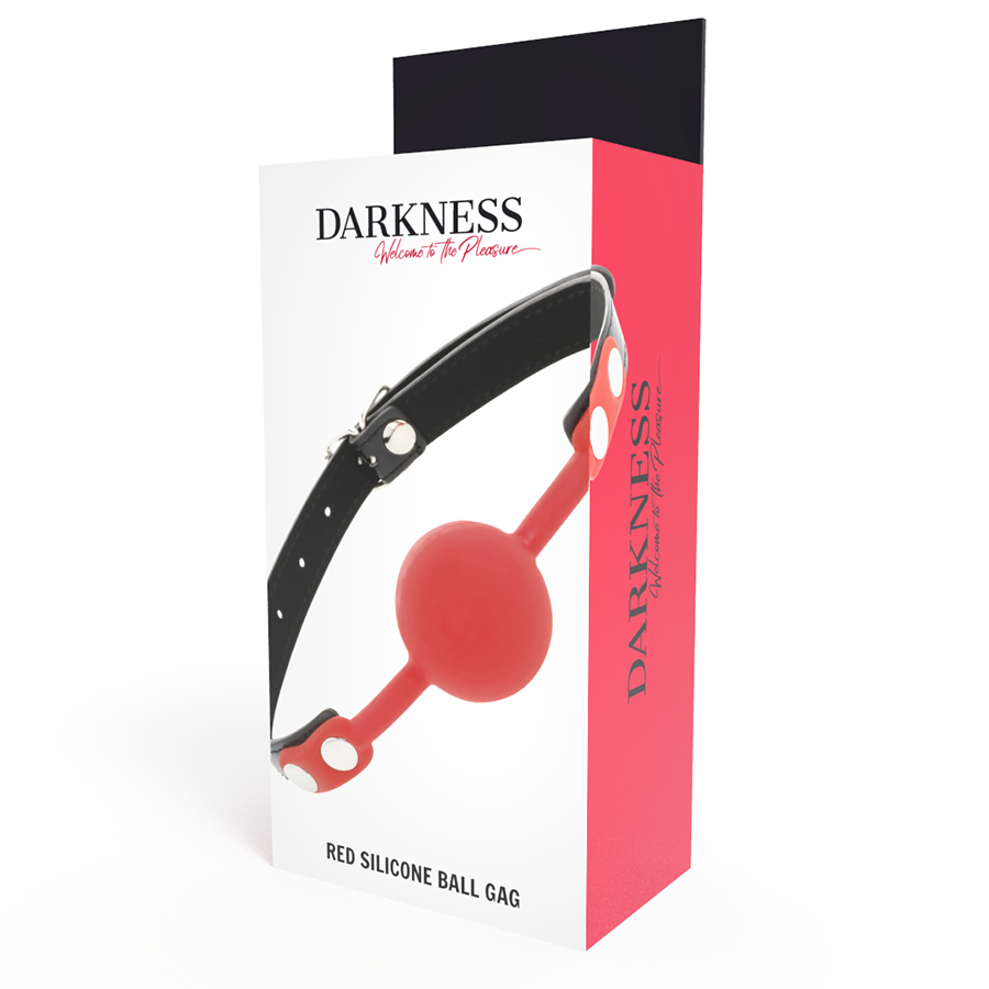 DARKNESS - RED SILICONE GAG - Amore24