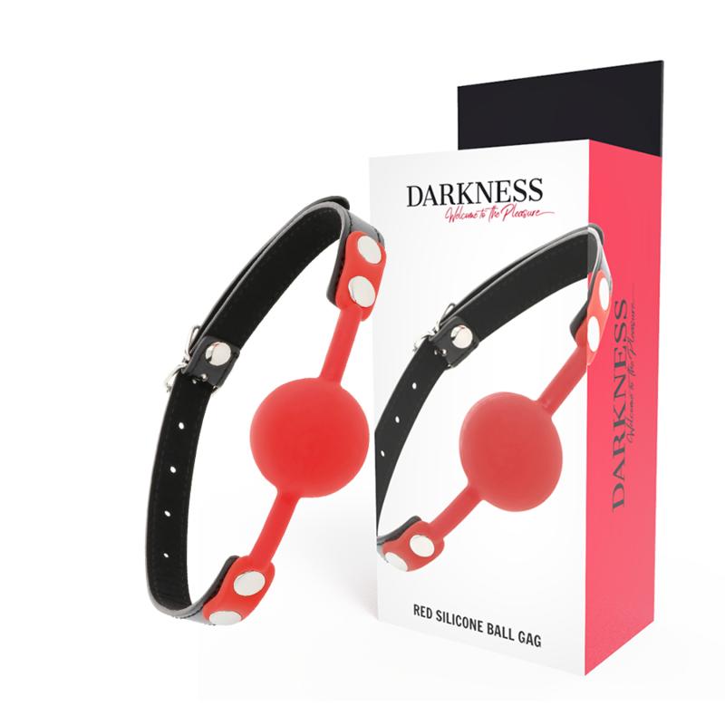 DARKNESS - RED SILICONE GAG - Amore24
