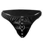 DARKNESS - SUBMISSION THONG WITH METAL CHAIN - Amore24