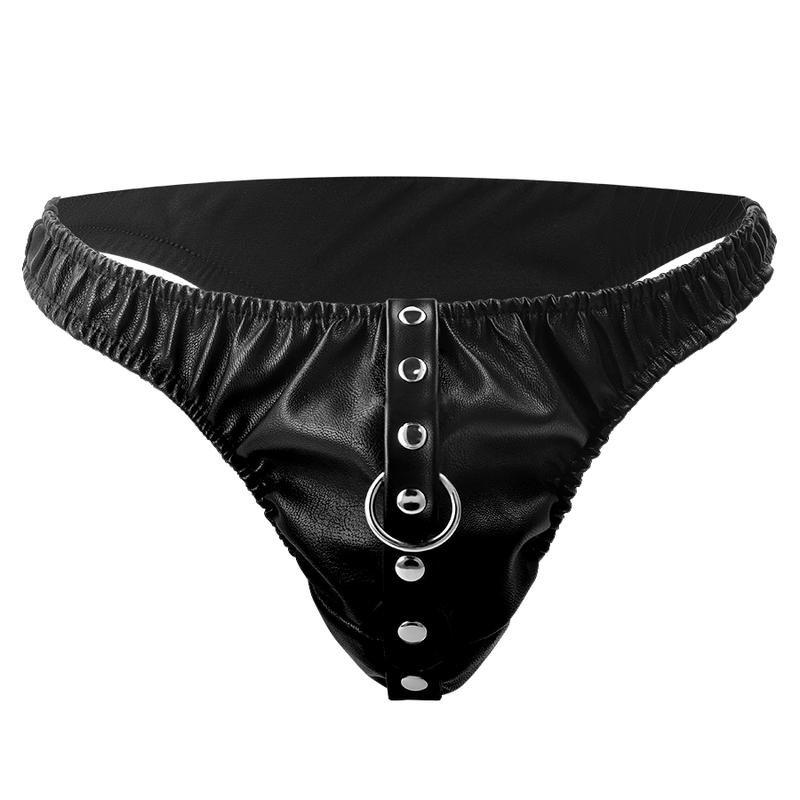 DARKNESS - SUBMISSION THONG WITH METAL CHAIN - Amore24