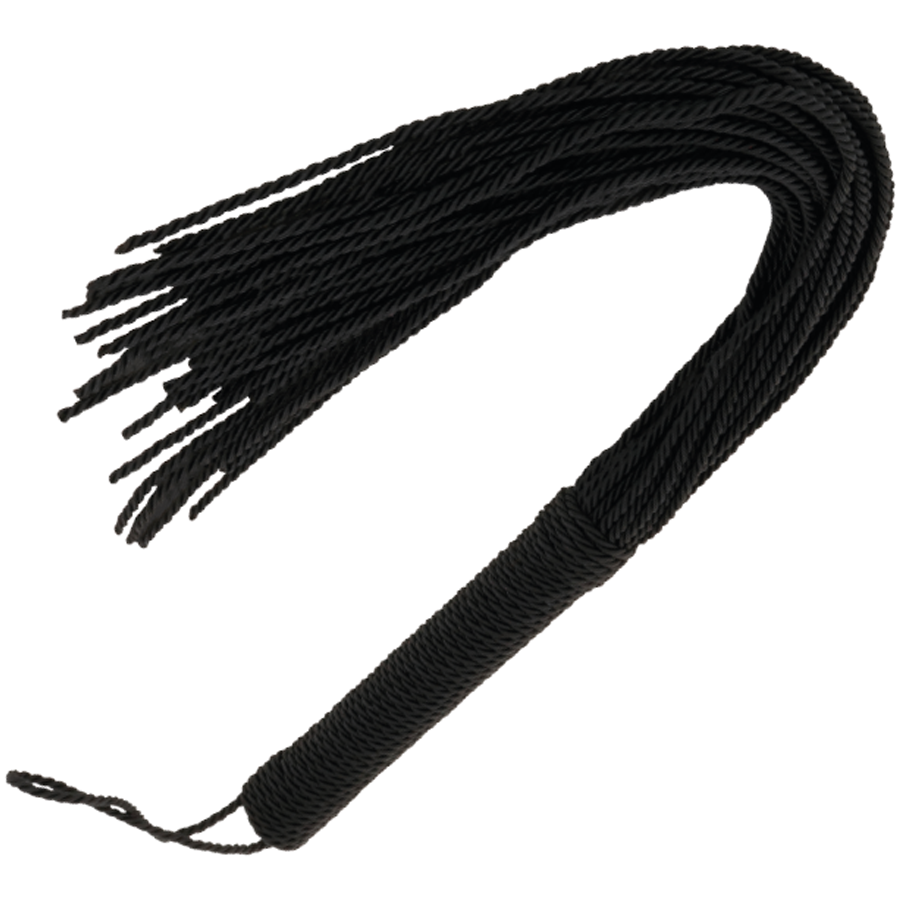 DARKNESS - BLACK BONDAGE WHIP 50CM - Amore24
