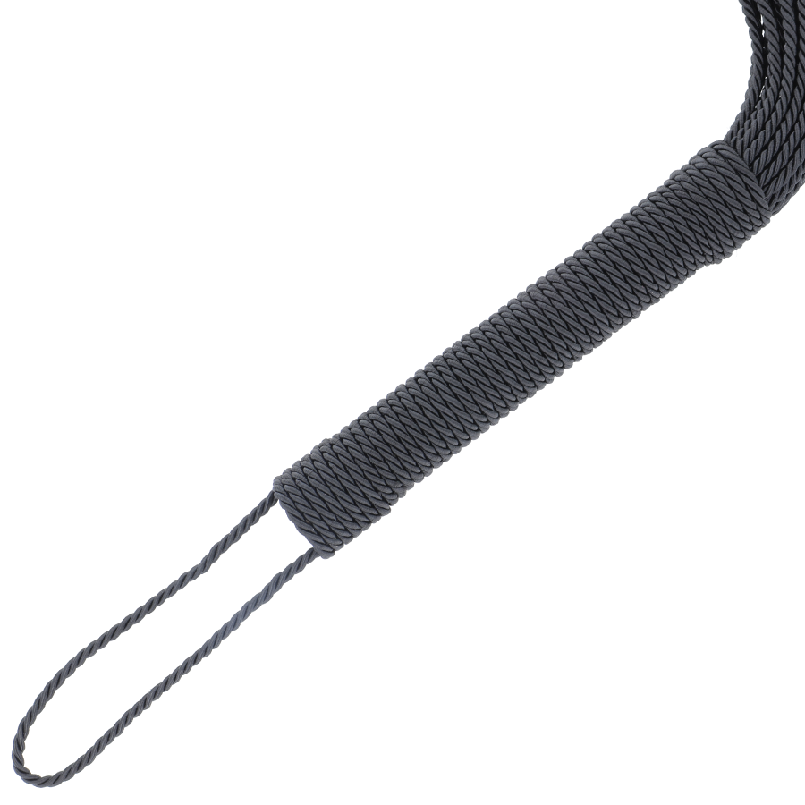 DARKNESS - BLACK BONDAGE WHIP 50CM - Amore24