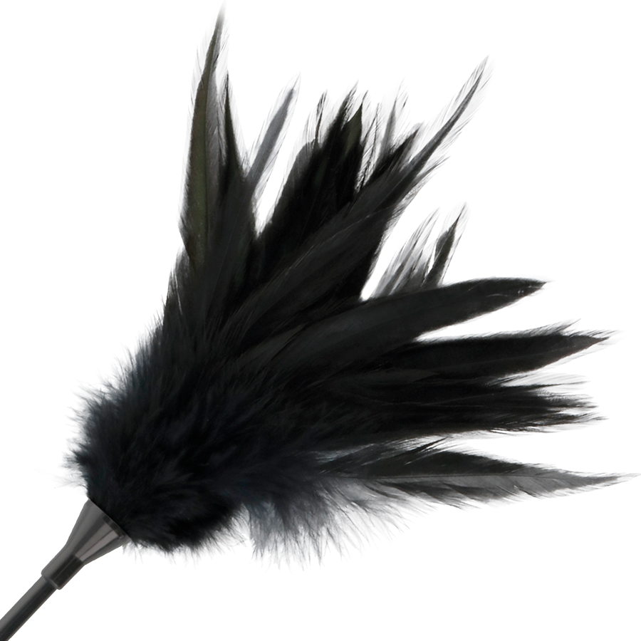 DARKNESS - BLACK FEATHER WHIP - Amore24