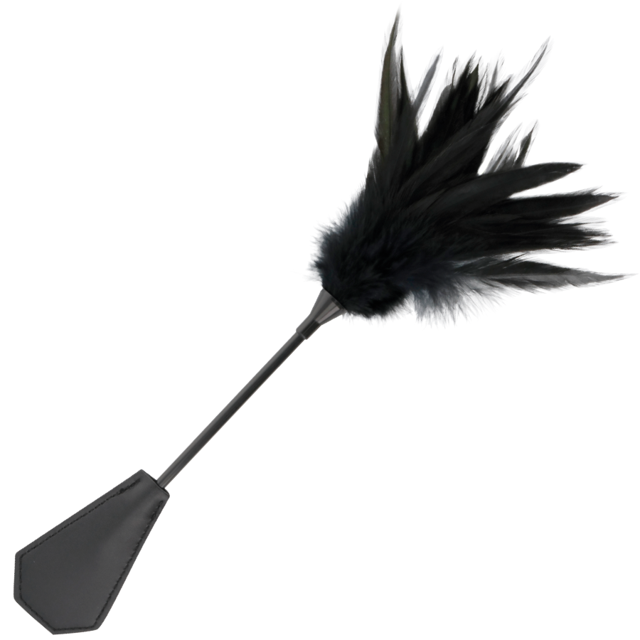 DARKNESS - BLACK FEATHER WHIP - Amore24