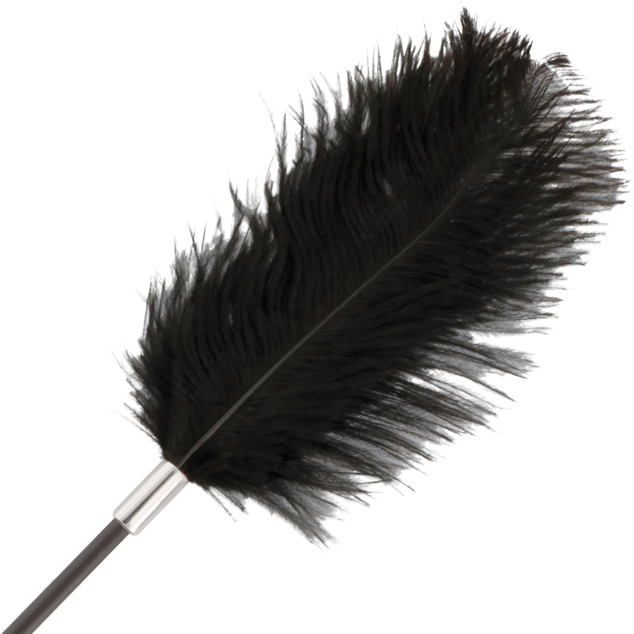 DARKNESS - BLACK LOVE FEATHER WHIP 56 CM - Amore24