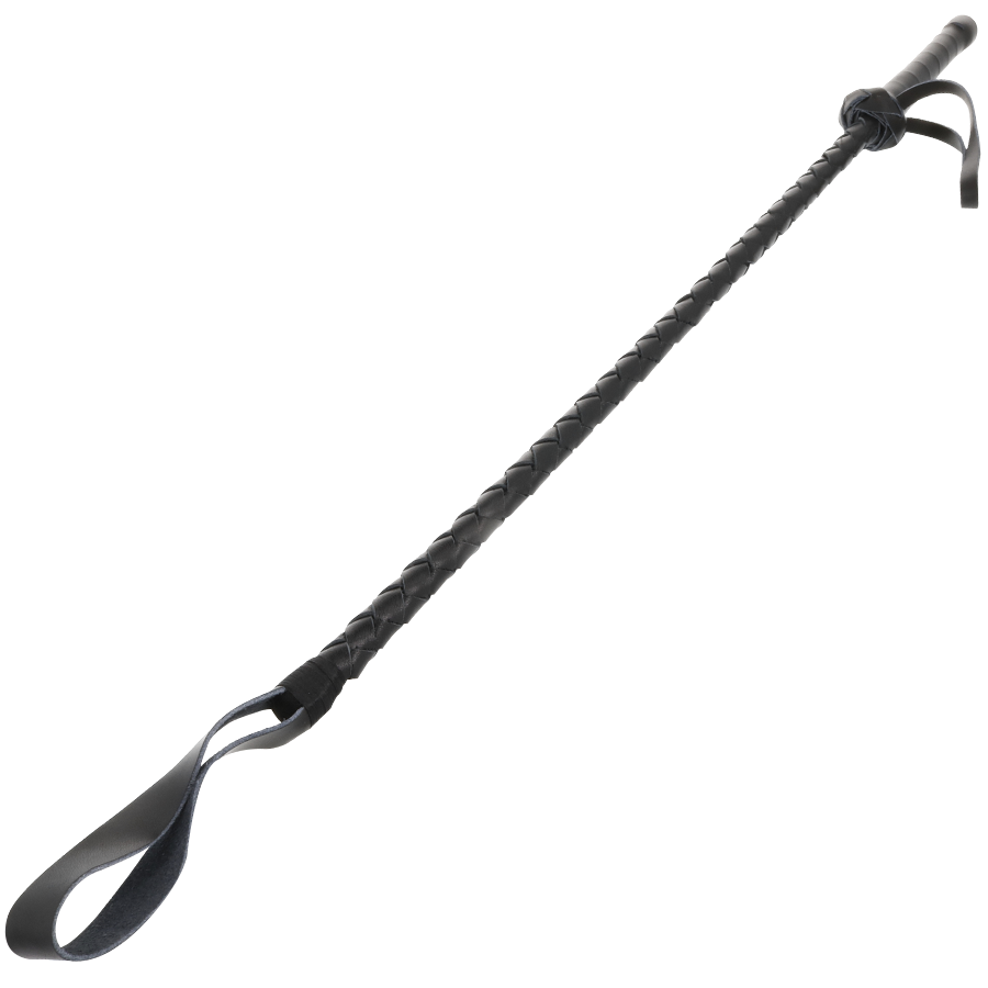 DARKNESS - LEATHER FETISH BDSM WHIP 60CM - Amore24