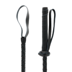DARKNESS - LEATHER FETISH BDSM WHIP 60CM - Amore24