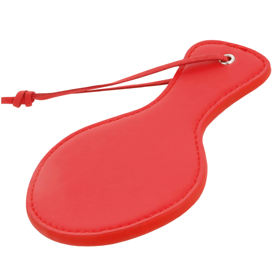 DARKNESS - RED ROUNDED FETISH PADDLE - Amore24