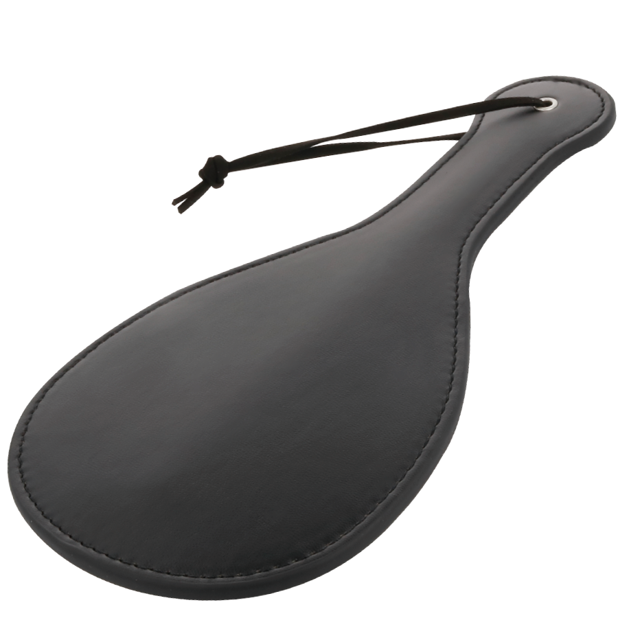 DARKNESS - ROUNDED BLACK FETISH PADDLE - Amore24