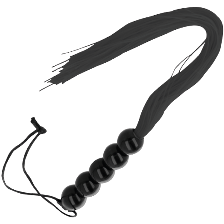 DARKNESS - THIN BLACK BONDAGE WHIP - Amore24