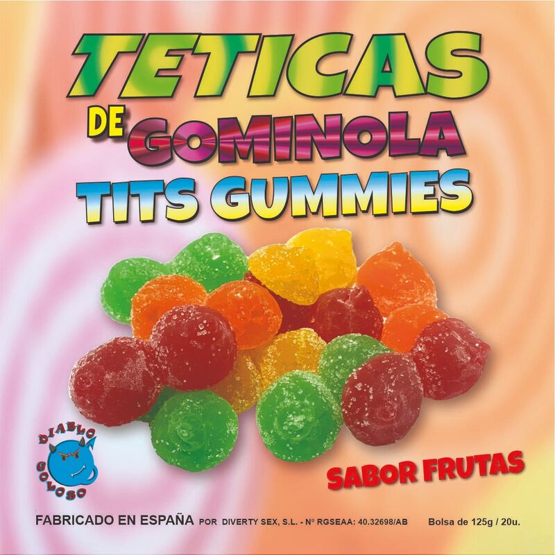 DIABLO GOLOSO - ASSORTED SUGAR GUMMY TEATS - Amore24