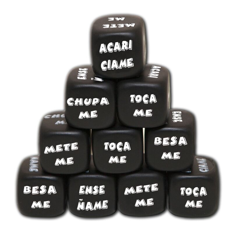 DIABLO PICANTE - BLACK ACTION DICE - Amore24