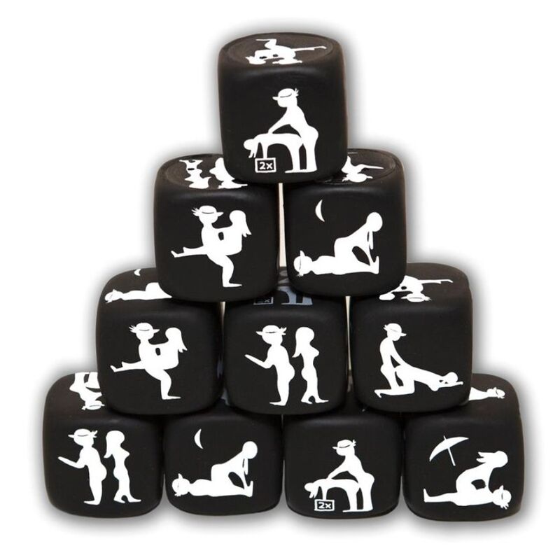 DIABLO PICANTE - DICE GAME OF POSTURE BLACK - Amore24