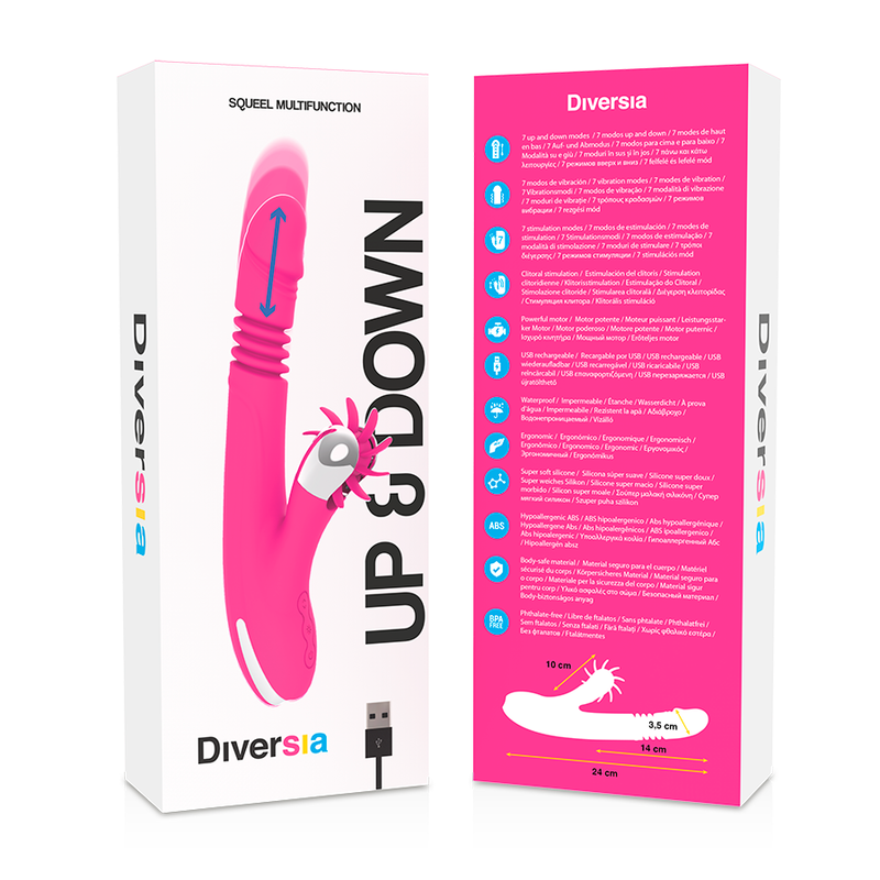 DIVERSIA - BUNNY UP & DOWN 24 CM - Amore24