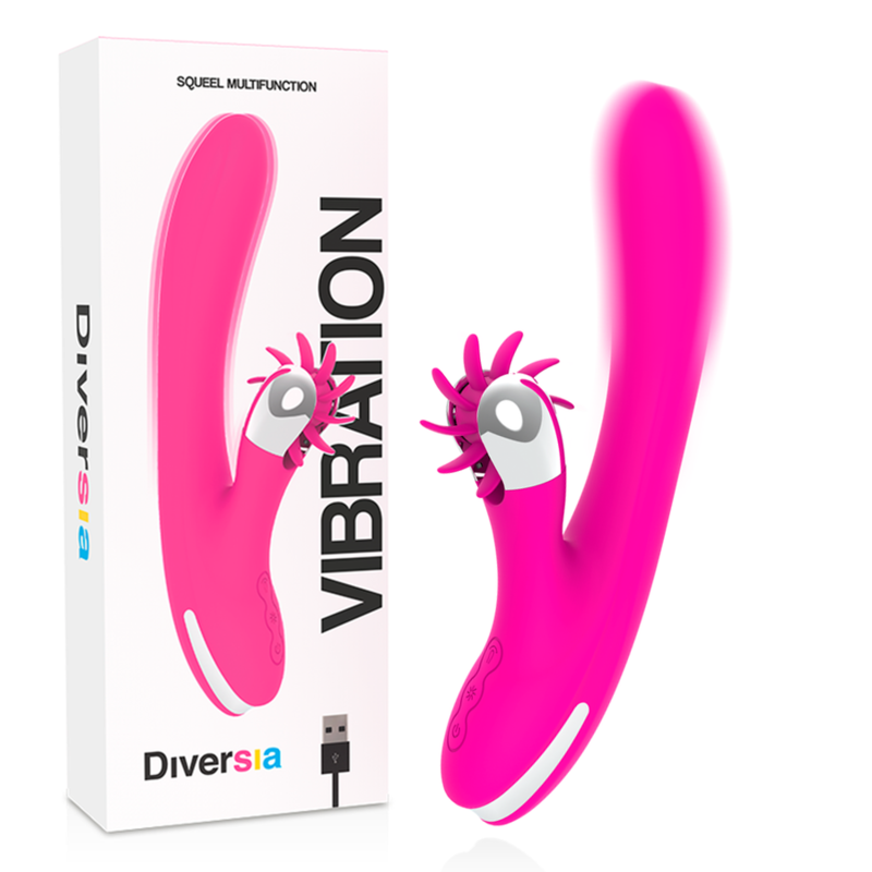 DIVERSIA - BUNNY VIBRATING 24 CM - Amore24