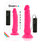 DIVERSIA - FLEXIBLE VIBRATING DILDO PINK 21 CM -O- 4.9 CM - Amore24
