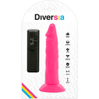 DIVERSIA - FLEXIBLE VIBRATING DILDO PINK 23 CM -O- 4.3 CM - Amore24