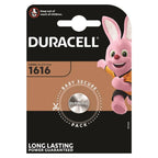 DURACELL - BUTTON BATTERY LITIO CR1616 3V 1 UNIT - Amore24