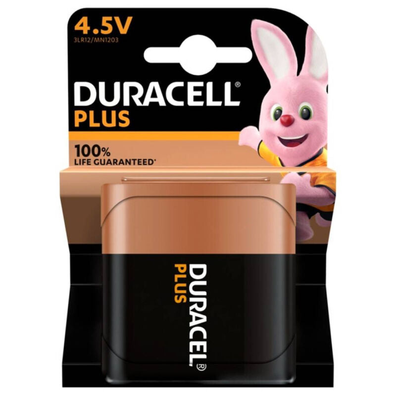 DURACELL - PLUS POWER 100 ALKALINE BATTERY 4.5V 3LR12 BLISTER*1 - Amore24