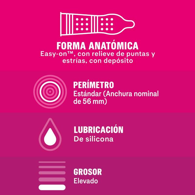 DUREX - DAME PLACER 12 UNITS - Amore24